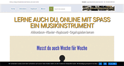 Desktop Screenshot of onlinemusikschule.info