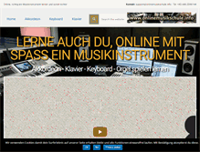 Tablet Screenshot of onlinemusikschule.info